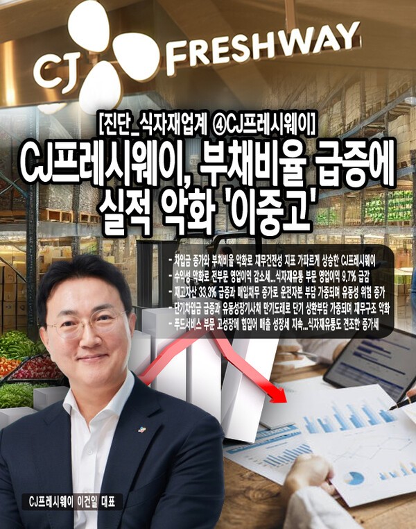 특히 부채비율이 상승하며 재무건전성도 악화되고 있다. 이는 원자재가격 상승과 인건비 증가에 따른 원가 부담이 주된 원인으로 분석되며, 업계 1위 기업으로서의 위상이 흔들릴 수 있다는 우려가 제기되고 있다.[본문 중에서]