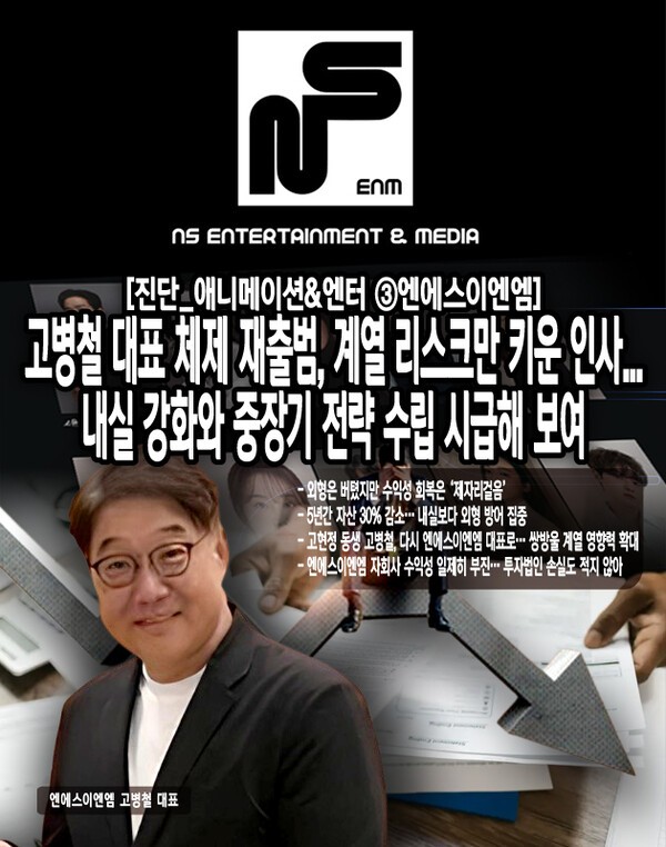 2020년부터 2024년까지 엔에스이엔엠(NSENM)의 5개년 연결 실적 흐름을 살펴보면, 외형적 매출 규모는 일정 수준을 유지하고 있으나 수익성은 오히려 악화되고 있는 구조적 문제가 뚜렷이 나타난다. [본문 중에서]